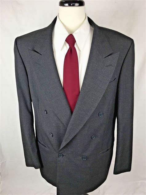 ysl men blazer squared gray vintage|Yves Saint Laurent Sport Coats & Blazers for Men .